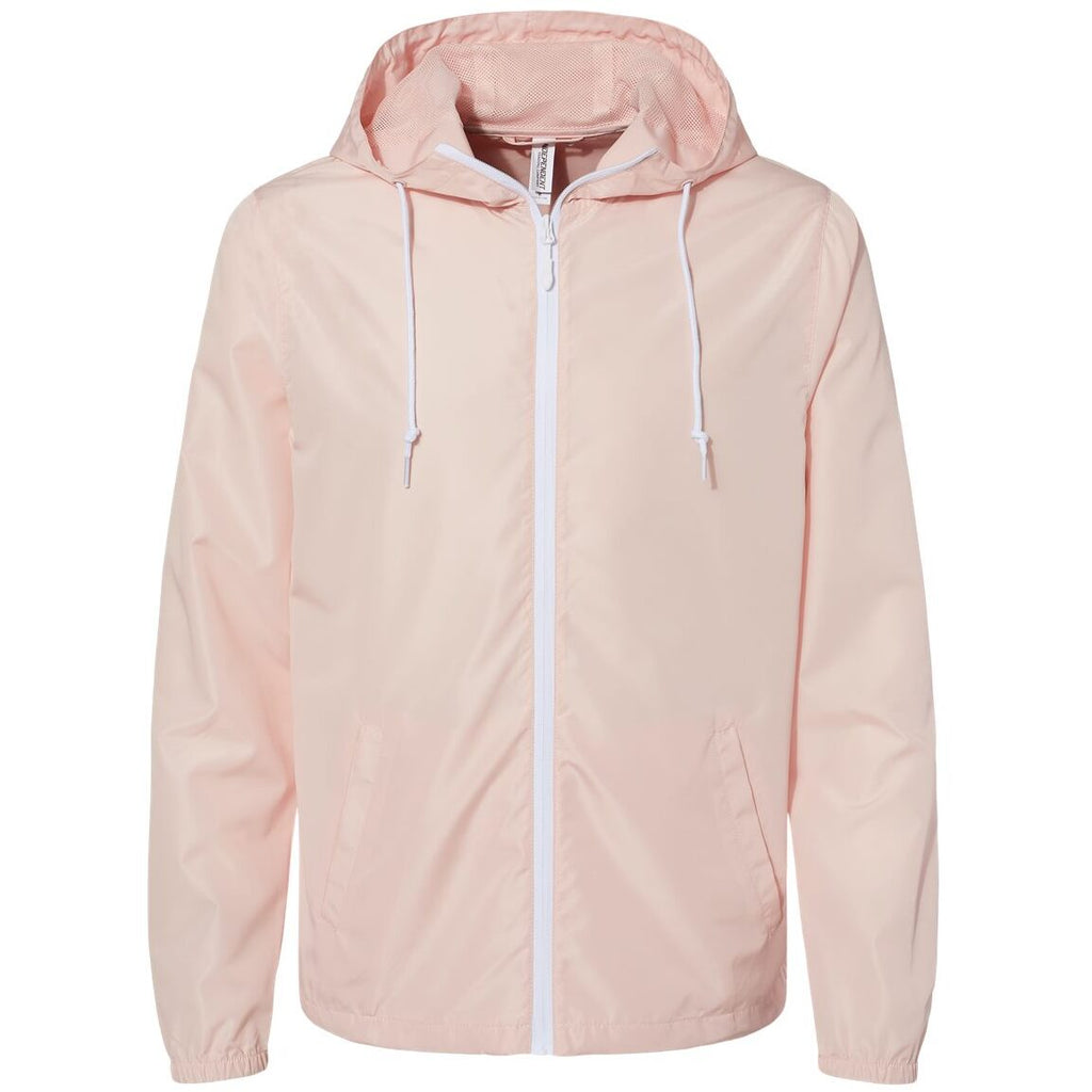 Blush/ White Zipper