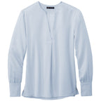 Brooks Brothers® Women's Open-Neck Satin Blouse