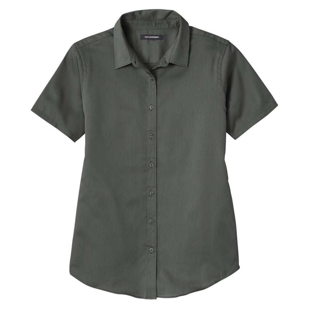 Port Authority® Ladies Short Sleeve SuperProReactTwill Shirt