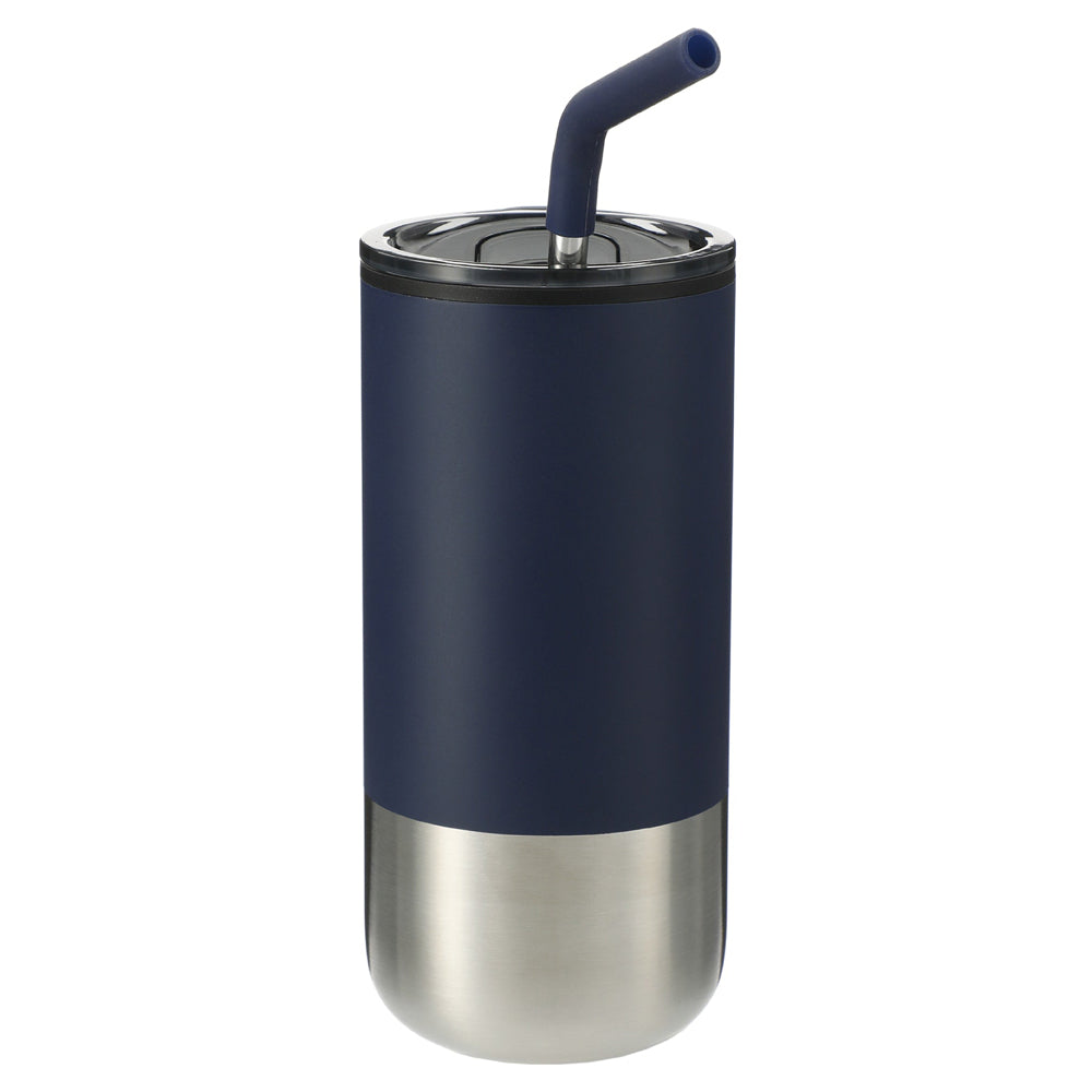 Lagom Insulated 16oz Stainless Steel Tumbler with Straw