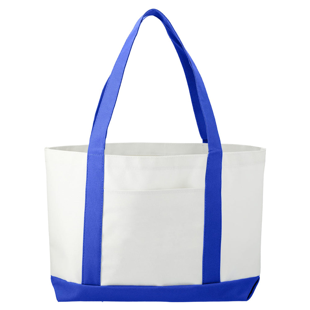 Large Canvas Boat Tote Bag