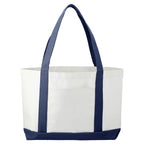 Large Canvas Boat Tote Bag