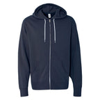 Lightweight Full-Zip Hooded Sweatshirt