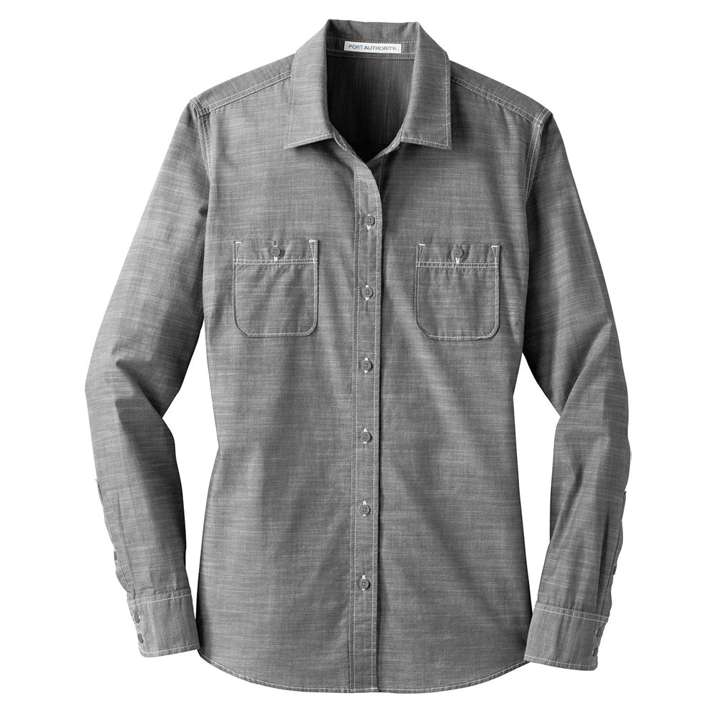 Port Authority® Ladies Slub Chambray Shirt