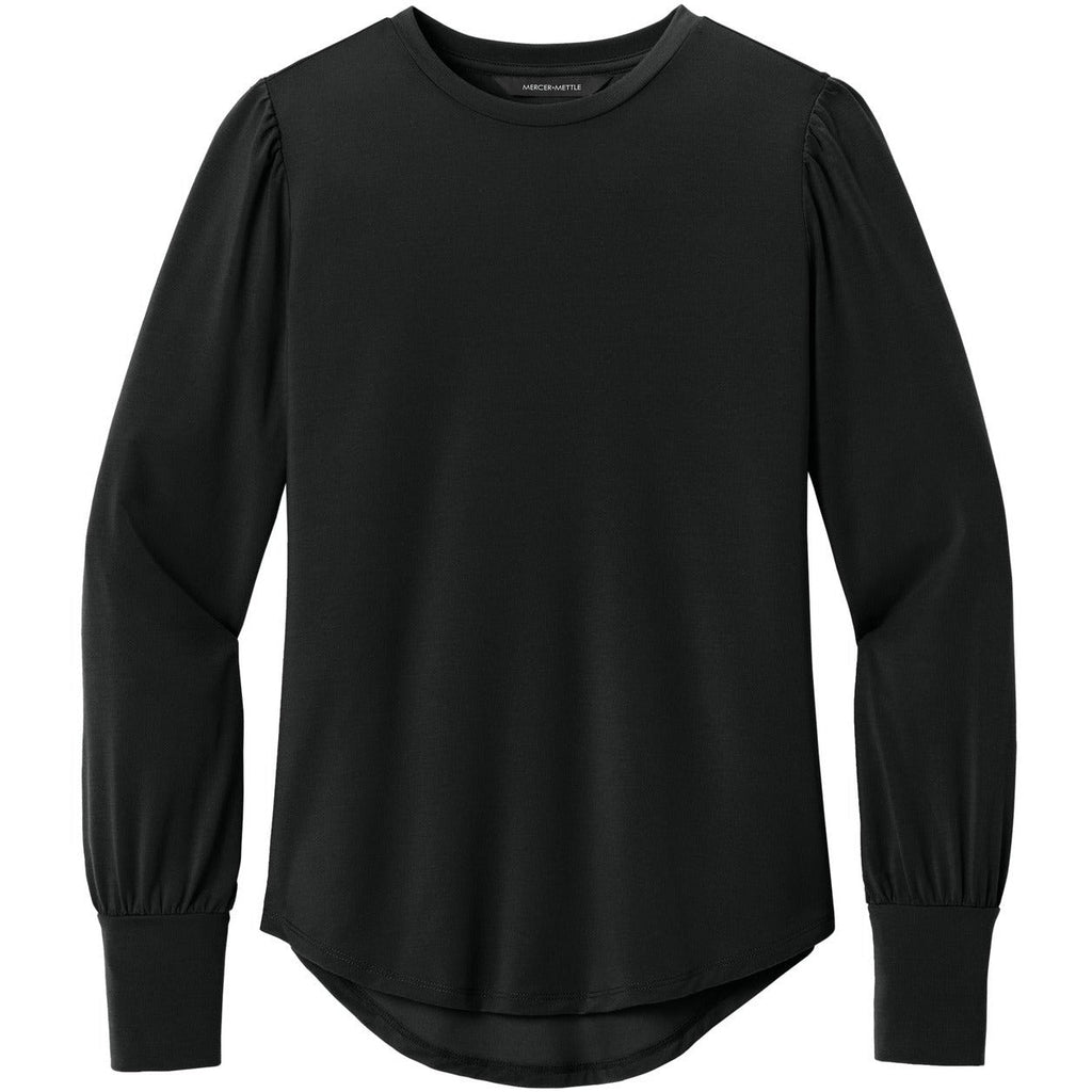 Mercer+Mettle® Women's Stretch Jersey Long Sleeve Blouson Top
